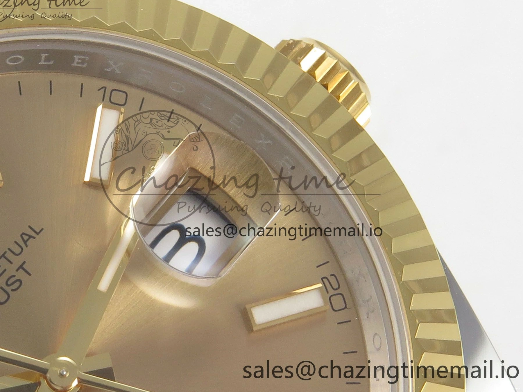 0224 DateJust 41 126333 SS YG ARF 1:1 Best Edition YG Stick Dial on Jubilee Bracelet SH3235 (Weighted) Effortless 216